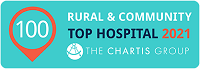 2021 Top 100 Rural and Community Hospital Badge